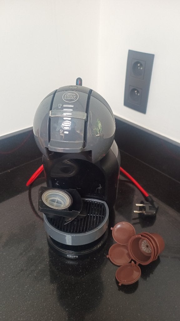Krups Nescafé, Ophalen, Gebruikt, Gemalen koffie, Afneembaar waterreservoir