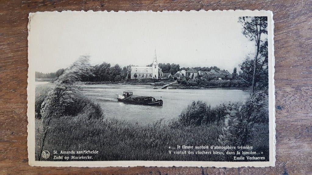 Postkaart St. Amands aan/Schelde ( Puurs ) Zicht Mariekerke, Verzamelen, Ophalen of Verzenden, 1940 tot 1960, Gelopen, Antwerpen