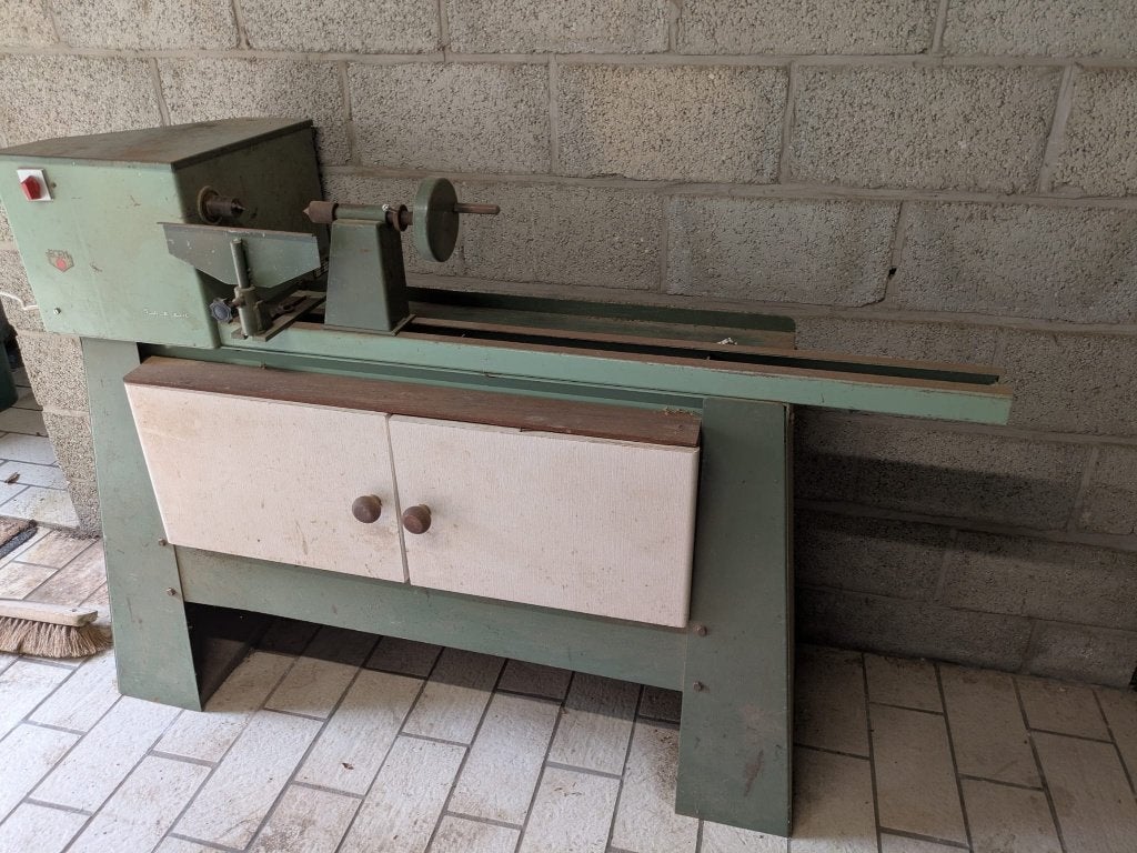 Houtdraaibank, Bricolage & Construction, Tours, Enlèvement, Utilisé, Tour à bois, 500 à 1000 mm