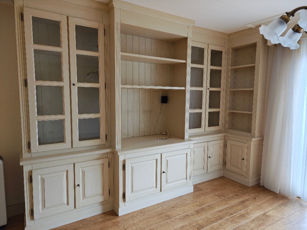 Kast tv meubel, Huis en Inrichting, Ophalen, Gebruikt, 200 cm of meer, Eikenhout