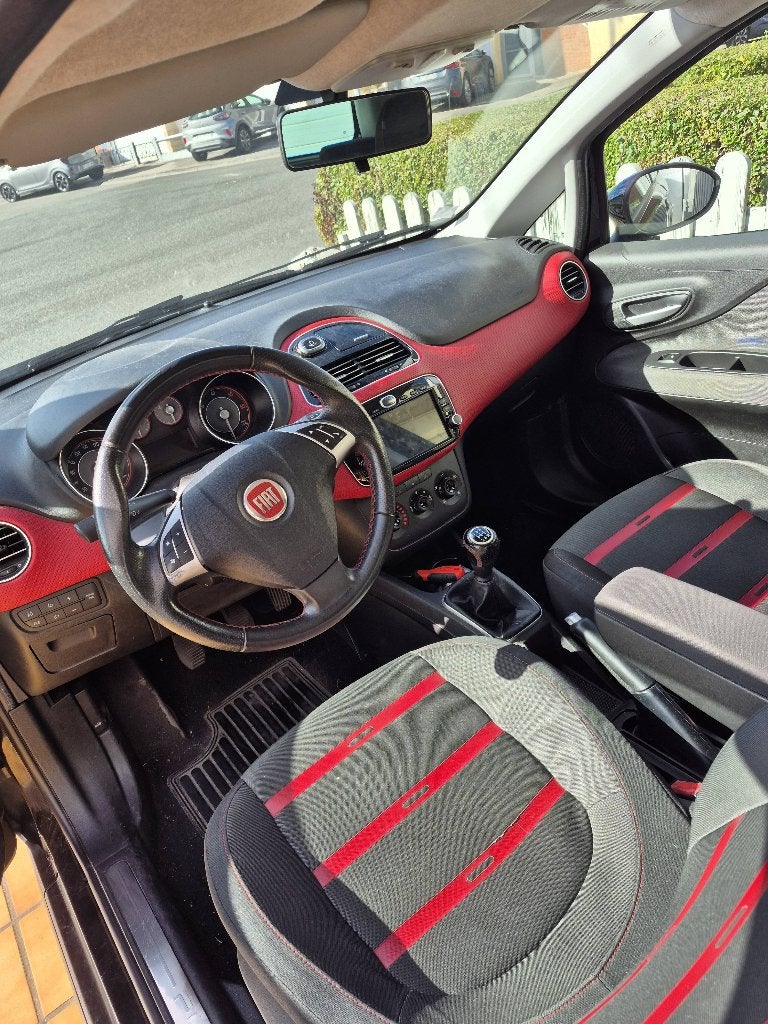 Fiat Grande Punto, Auto's, Voorwielaandrijving, Stof, Zwart, 4 cilinders