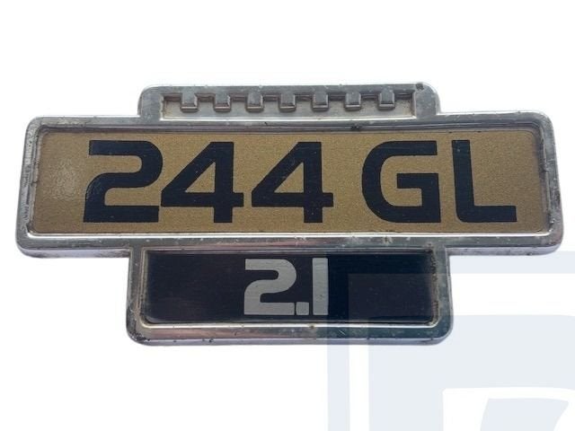 Volvo 244 GL 2.1 Embleem Gebruikt, Ophalen of Verzenden, Gebruikt