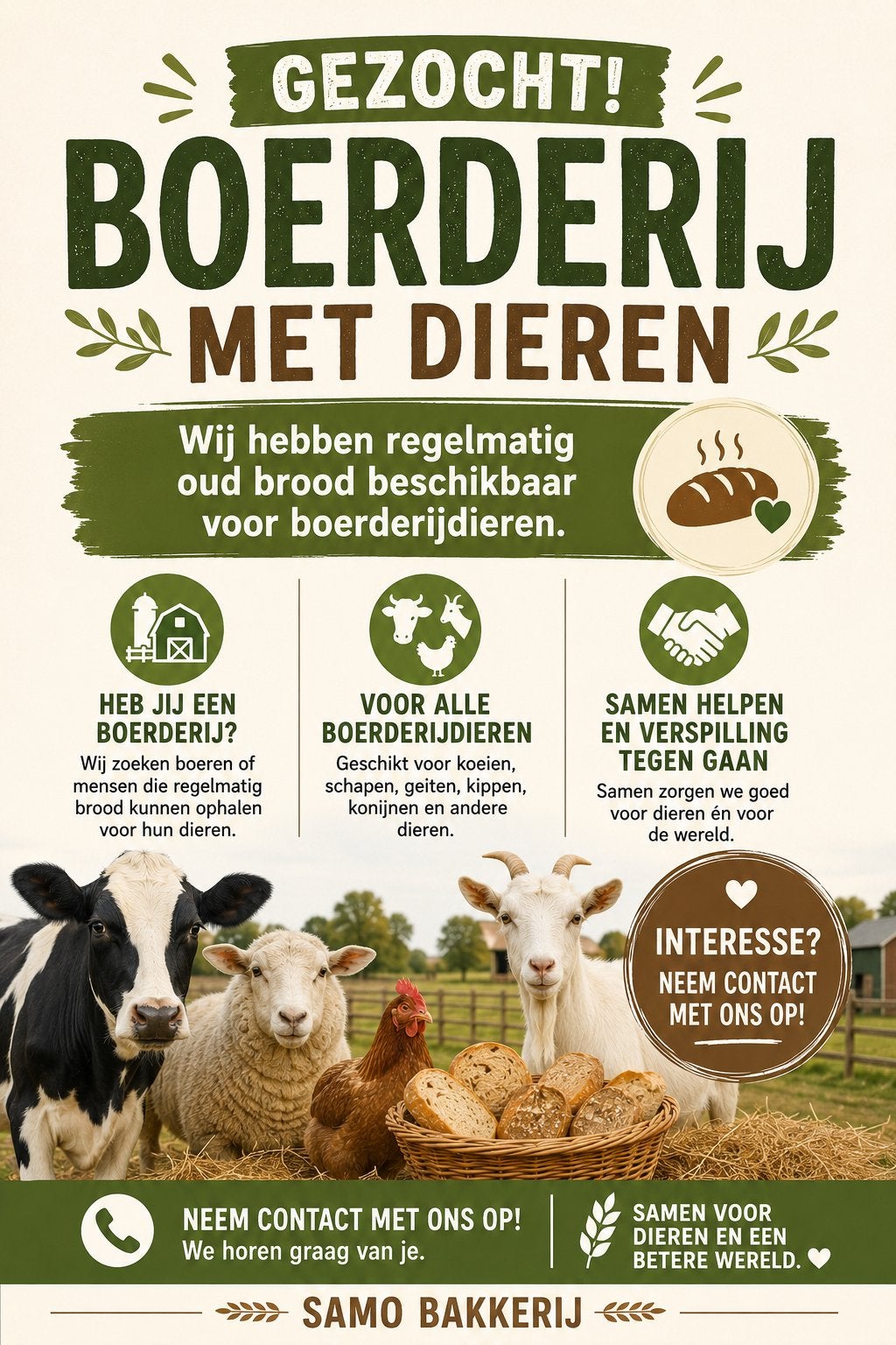 Brood gratis, Dieren en Toebehoren, Ophalen
