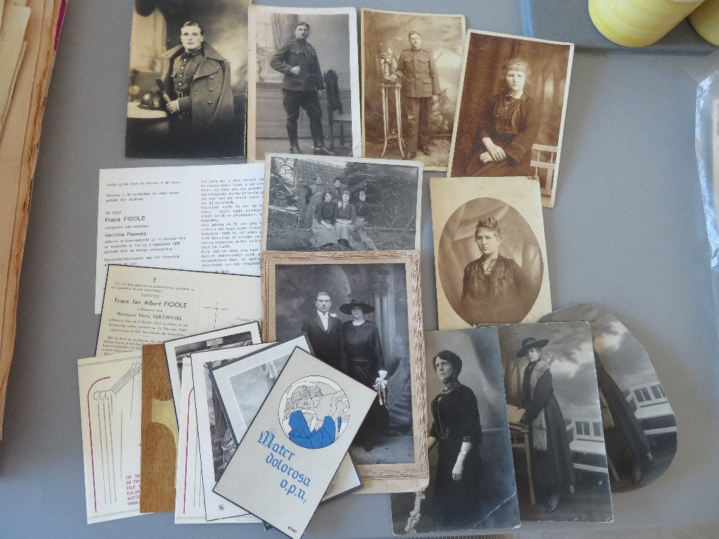Lot oude foto,s ea doc. Fam. Fioole regio Lier, Ophalen of Verzenden, Zo goed als nieuw, Overige onderwerpen, Foto