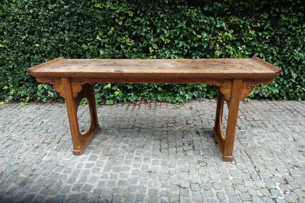 Chinese Qing Dynasty Altar Table – Elm Wood, Antiquités & Art, Enlèvement
