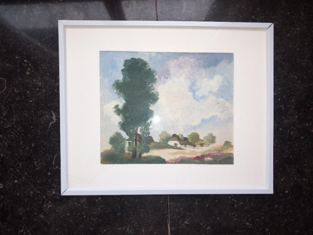 Schilderijtje Frans De Bakker, Antiquités & Art, Art | Peinture | Classique, Enlèvement