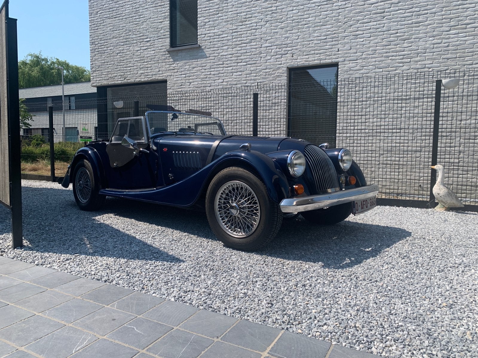 MORGAN 4/4  1983  km=53000, Auto's, Oldtimers, Particulier, Morgan, Benzine, Cabriolet, 2 deurs, Handgeschakeld, Blauw, Zwart