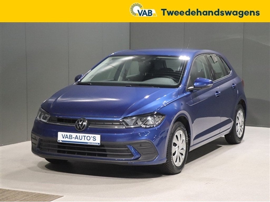 Volkswagen Polo   LIFE 1.0L TSI, 118 g/km, Zwart, 95 pk, Blauw