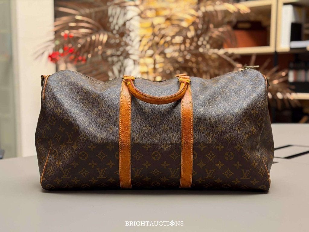 Louis Vuitton Keepall 55, Niet ingevuld, Brun, Enlèvement, Utilisé