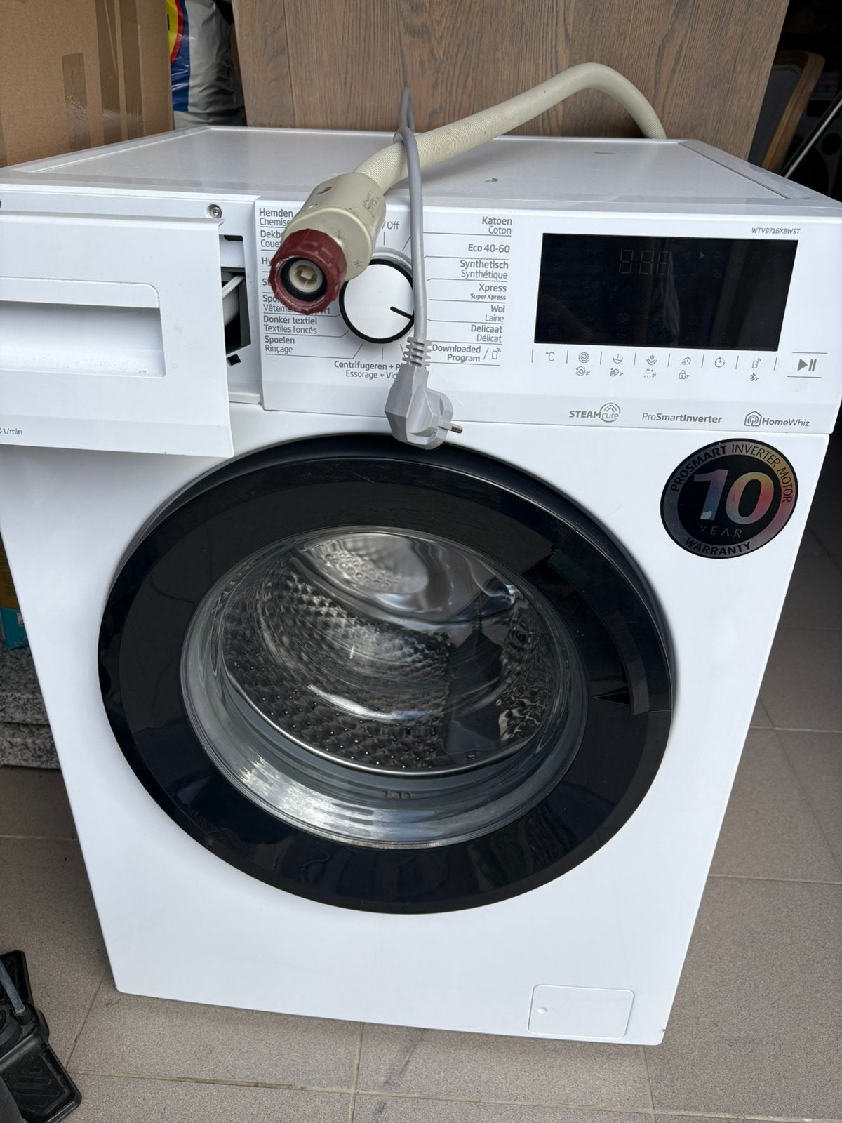 Machine à laver, 1200 à 1600 tours, Classe énergétique A ou plus économe, Chargeur frontal, Enlèvement