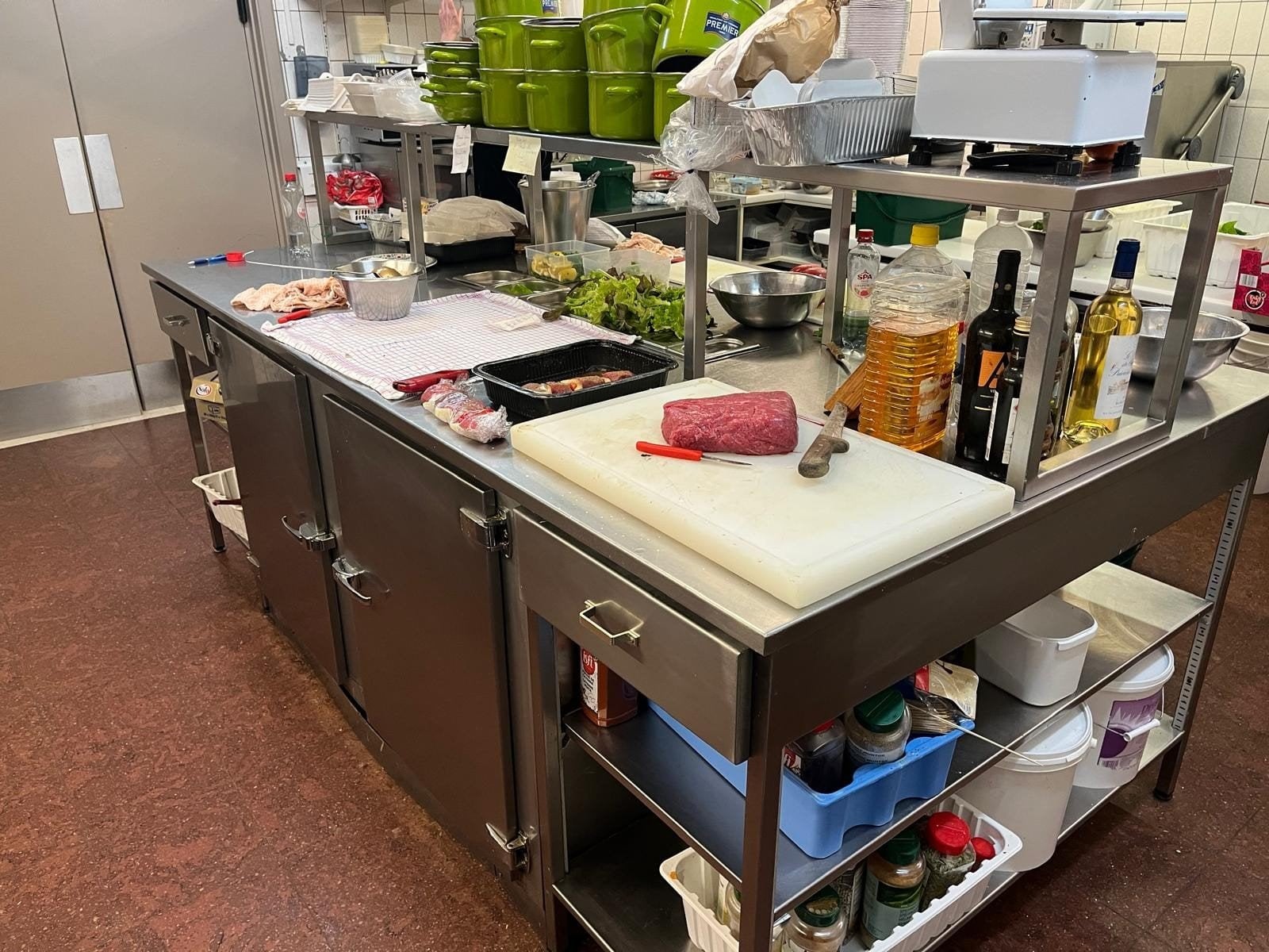 Réfrigérateur/établi, Articles professionnels, Horeca | Équipement de cuisine, Enlèvement