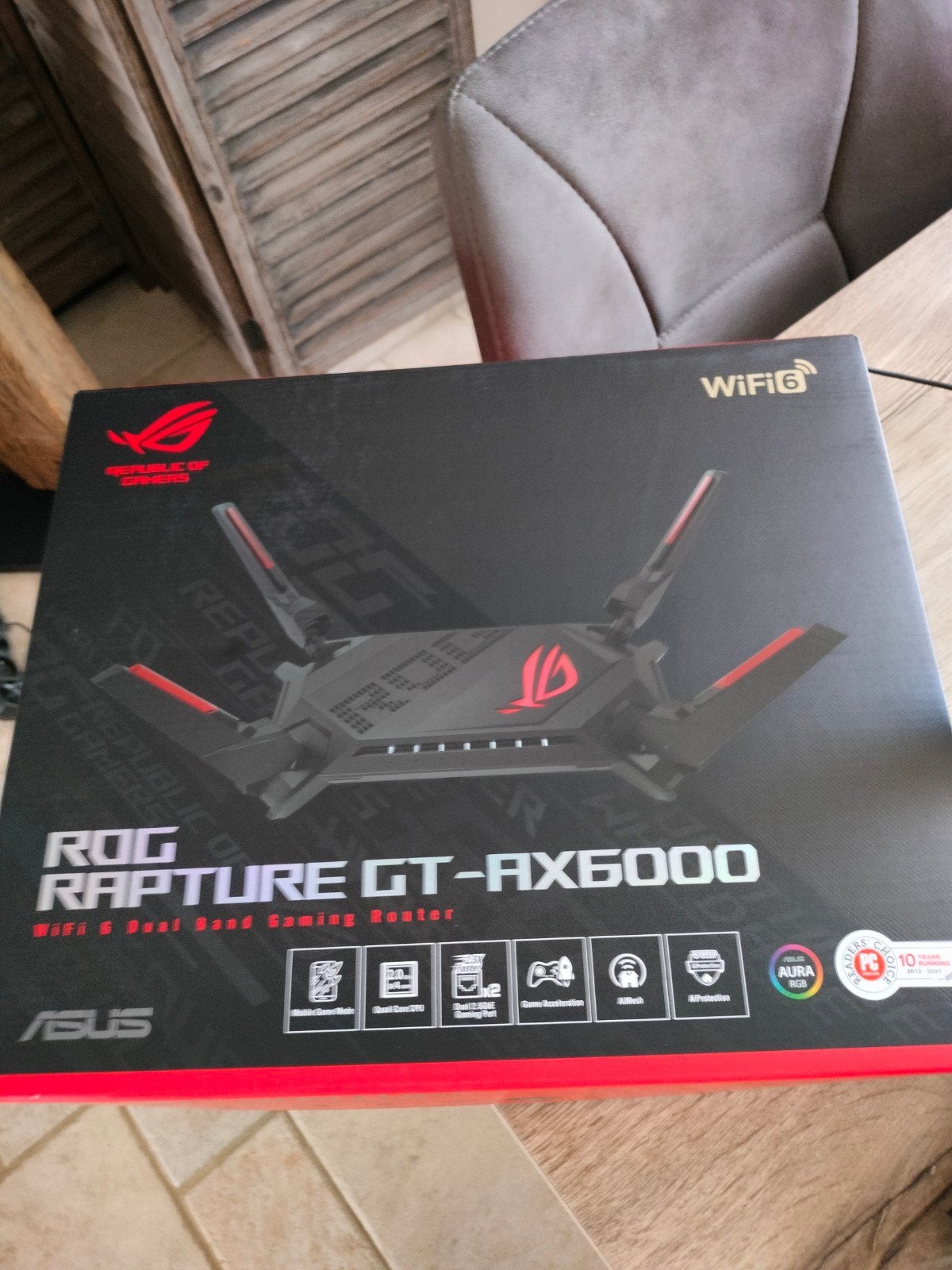 ROUTEUR DE JEU ROG RAPTURE GT -AX6000 WIFI 6E VOIR PHOTOS, Informatique & Logiciels, Cartes mères, Enlèvement, Comme neuf, Autres types