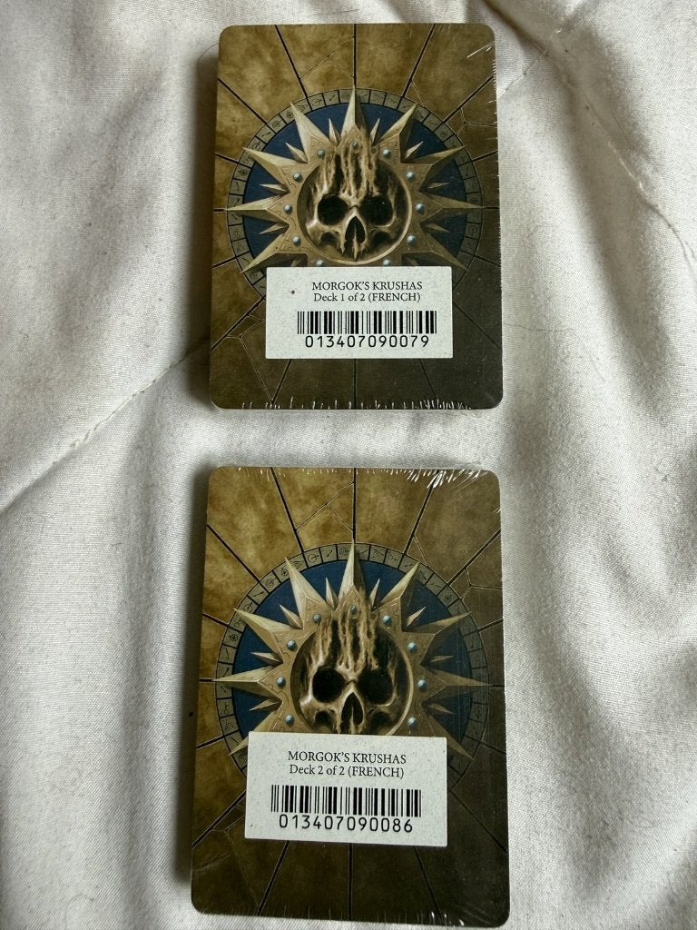 Warhammer Underworlds Morgok's Krushas cartes FR neuf, Enlèvement ou Envoi, Neuf, Warhammer, Accessoires