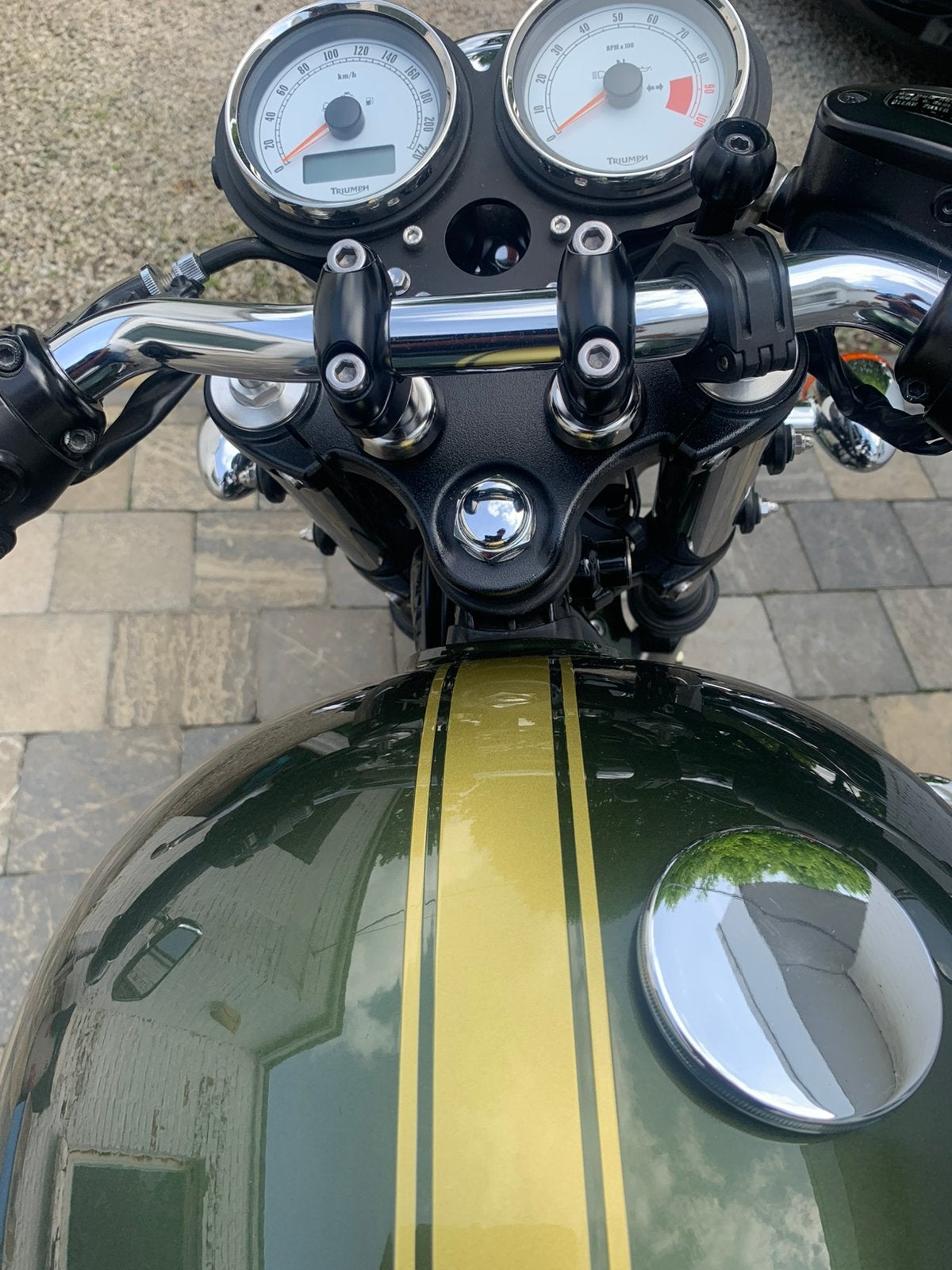 Thruxton 900 efi nieuwstaat, Motoren, Sportuitlaat, Nieuw, Motorrijbewijs A, 900 cc