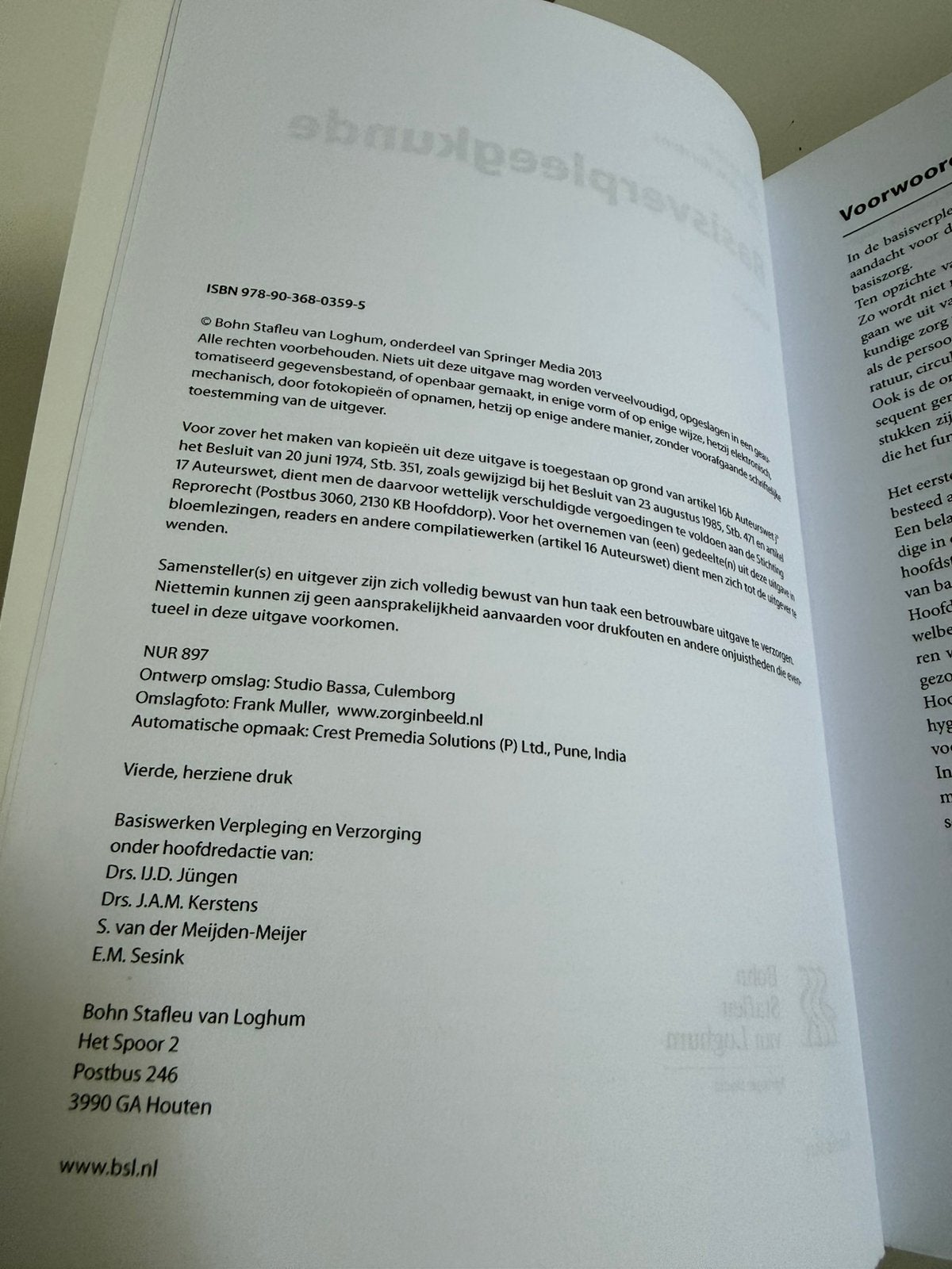 Basisverpleegkundige - Niveau 4, Livres, Enlèvement ou Envoi, Neuf, E.M. Sesink; J.A.M. Kerstens