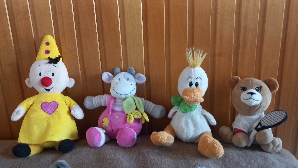 Knuffels en pluche, Ophalen, Zo goed als nieuw, Rood, Wasbaar