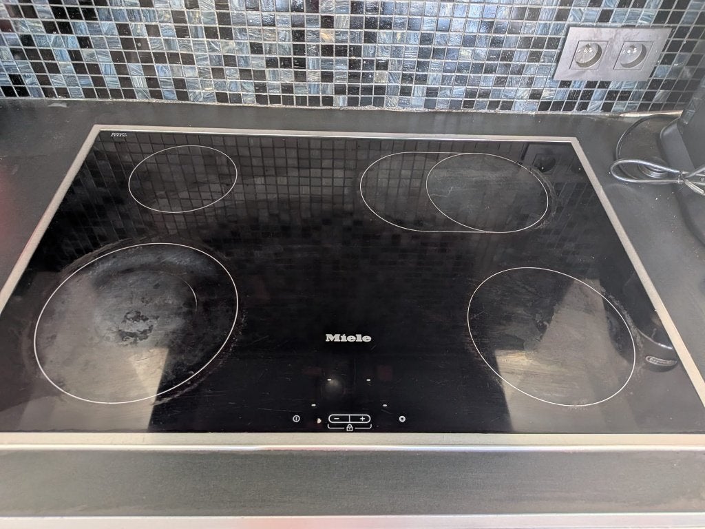keramische kookplaat Miele, Elektronische apparatuur, Ophalen, Gebruikt, Keramisch, 4 kookzones