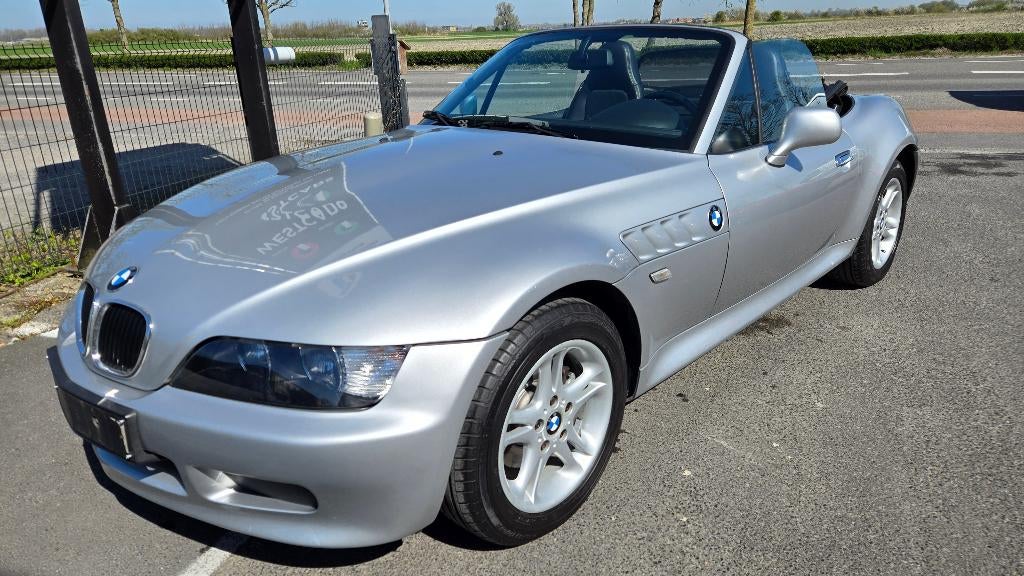 BMW Z3 ROADSTER 1.9 116 PK 181000 KM, Auto's, Achterwielaandrijving, Zwart, 4 cilinders, Cabriolet