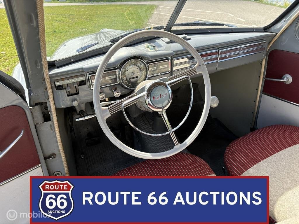 Volvo PV444 | 1955 | Route 66 Auctions, Autos, Achat, Entreprise, Boîte manuelle, Autre carrosserie