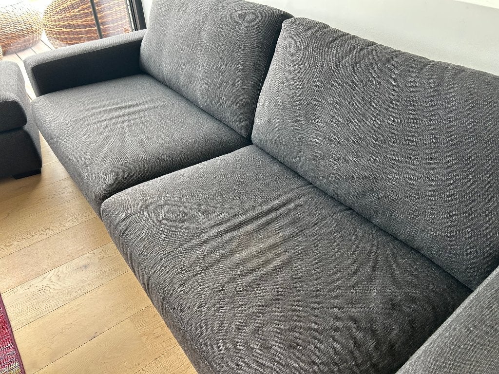 Canape pouf et meridienne, Trois personnes, 100 à 125 cm, 200 à 250 cm, Banc droit