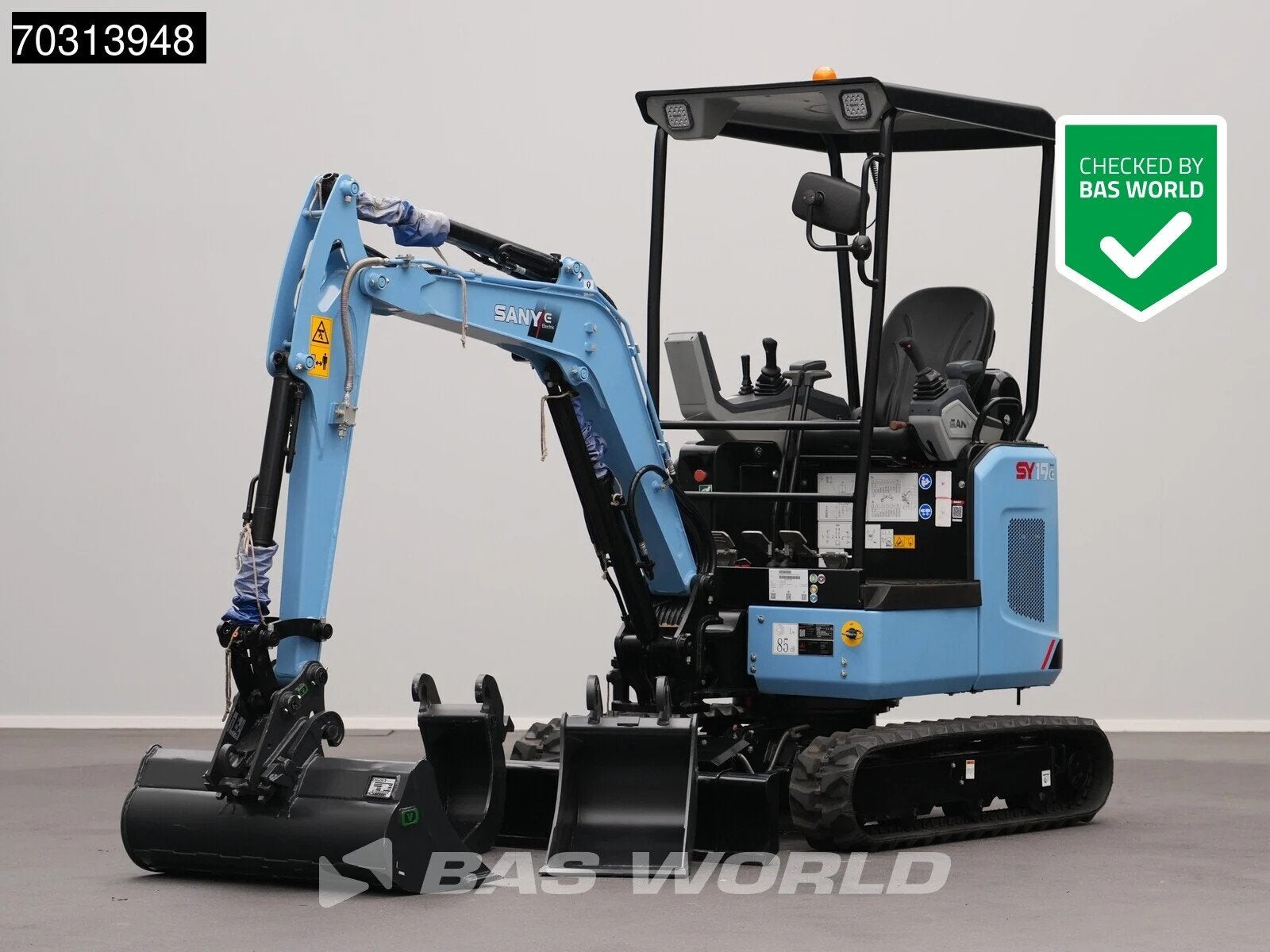 Sany SY19 E 22 kWh - CW/3 Buckets - Lithium-ion, Zakelijke goederen, Machines en Bouw | Kranen en Graafmachines, Graafmachine