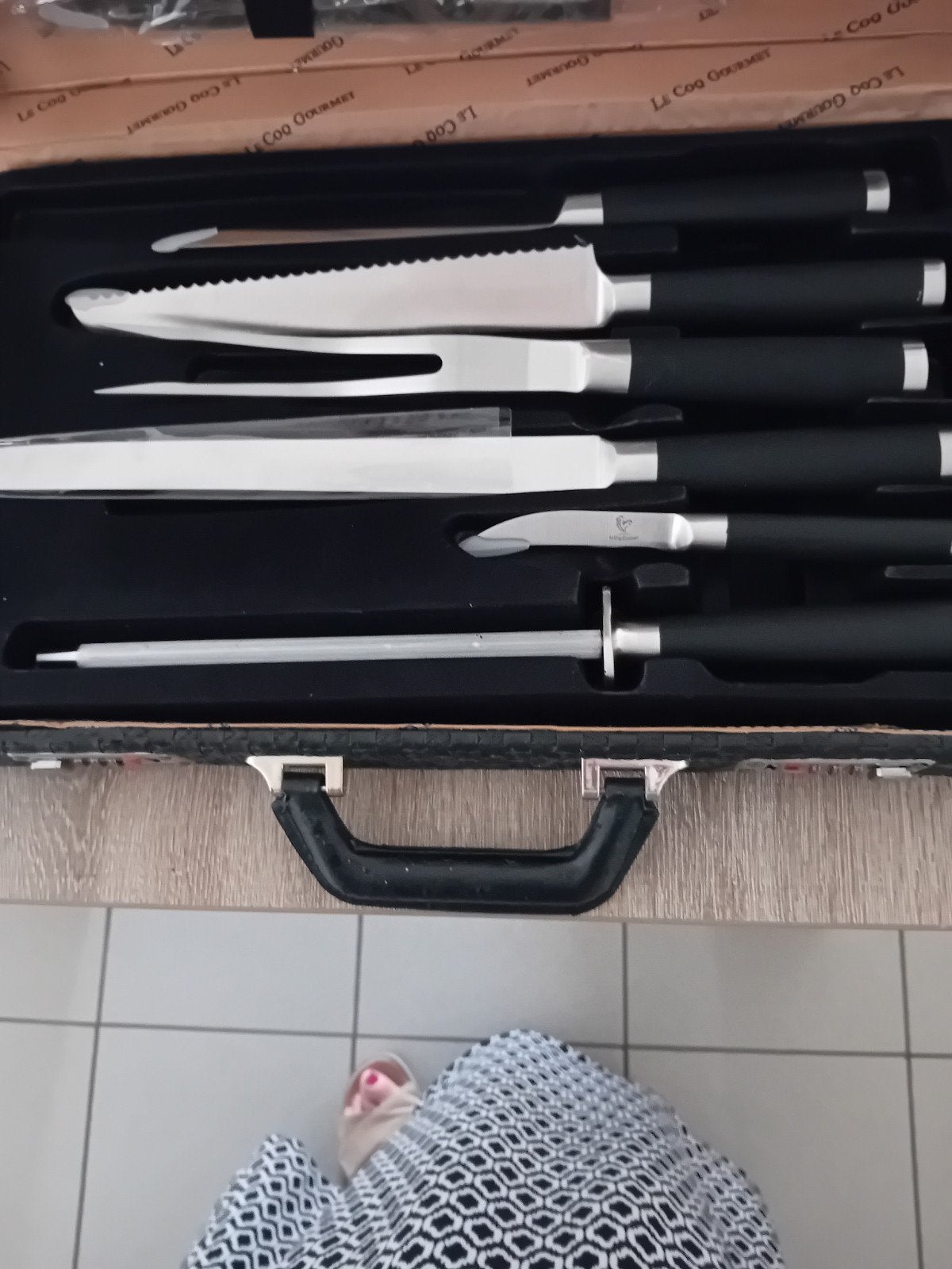 Coffret de couteaux 9 pièces, Jardin & Terrasse, Enlèvement ou Envoi