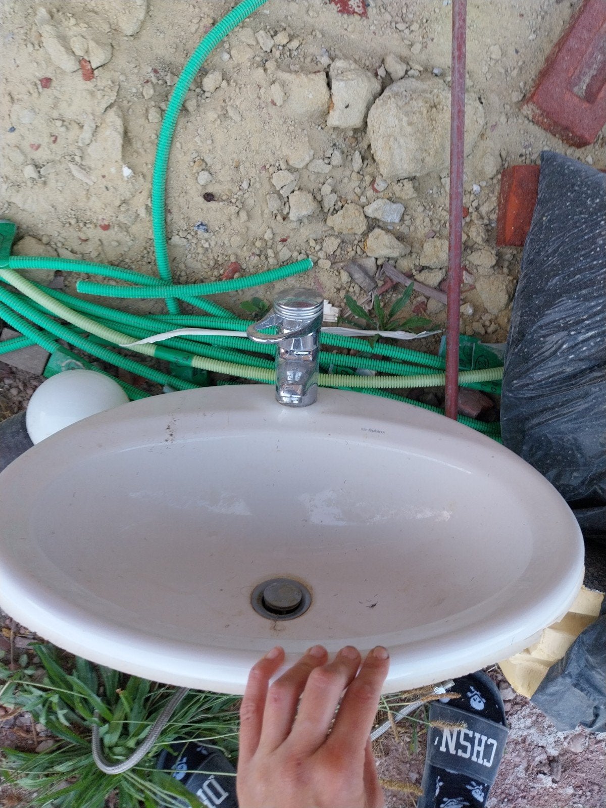 inbouw porselein lavabo Sphinx, Enlèvement, Robinet