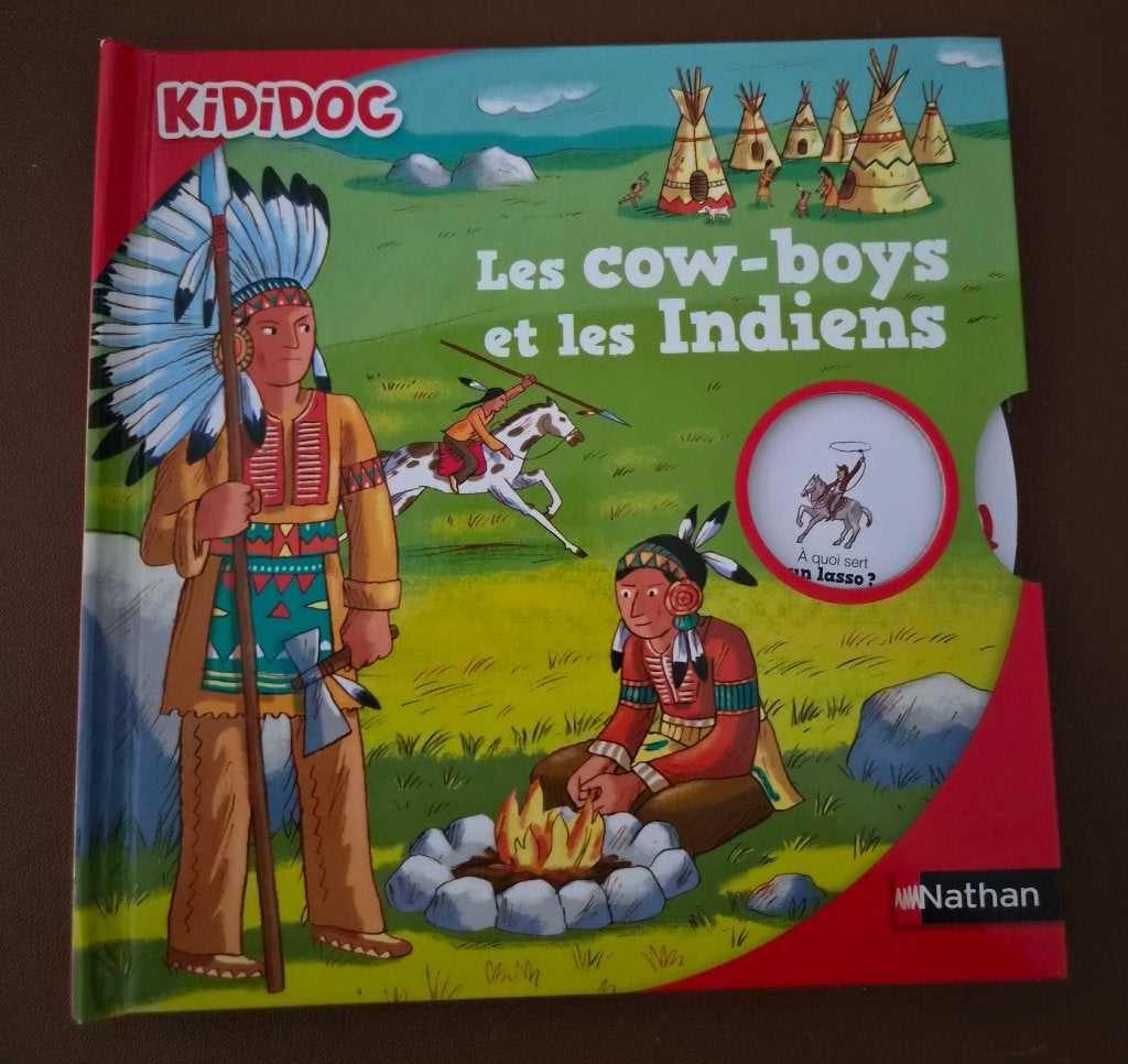 Prachtig Kididoc animatieboek „The Cowboys and the Indians”, Boeken, Ophalen, Jongen of Meisje, Jean-Michel Billioud, Zo goed als nieuw