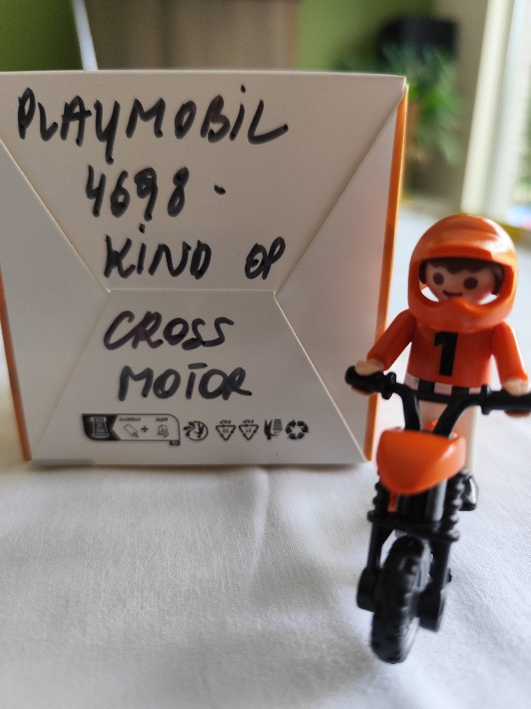 Playmobil 4698 kind op crossmoto, Ophalen, Gebruikt, Complete set, Figuren