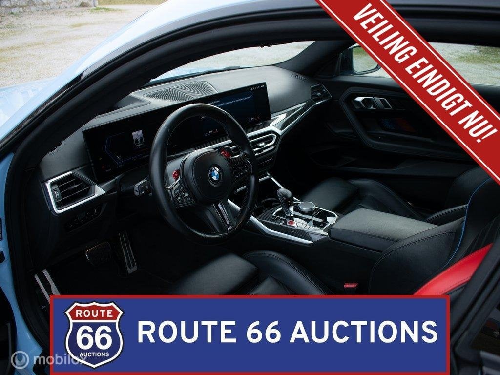 BMW M2 | 2023 | Route 66 Auctions, Auto's, BMW, Gebruikt, 2 Reeks, Zwart, Bedrijf