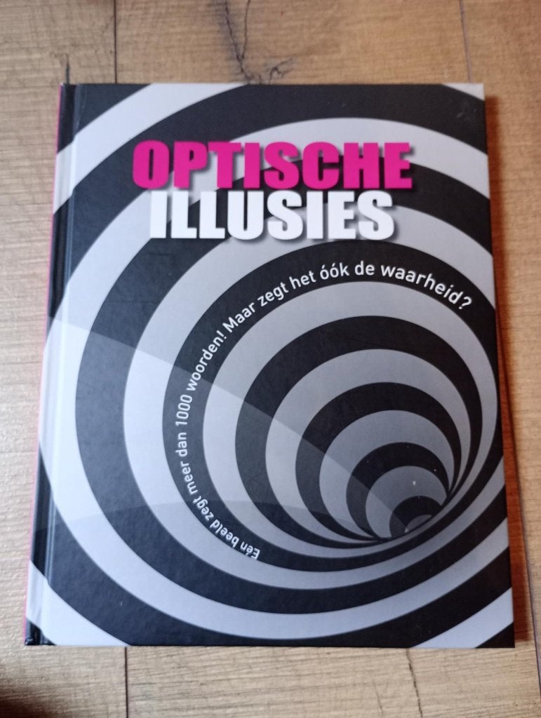 boek optische illusies, Ophalen of Verzenden, Zo goed als nieuw, Overige wetenschappen