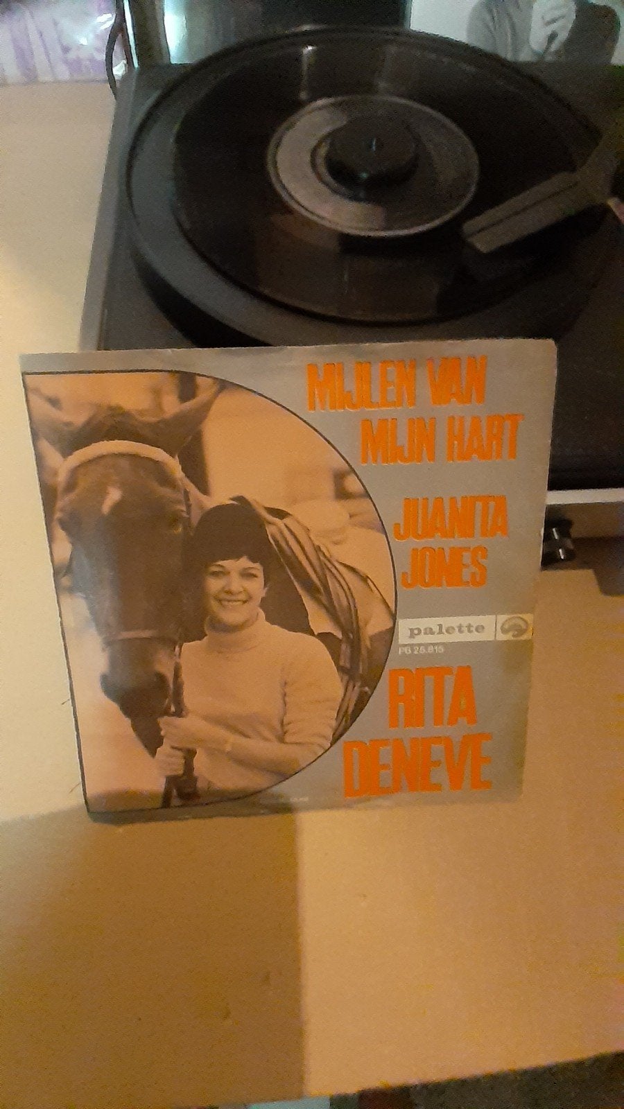 vinyl singel rita deneve mijlen van mijn hart in goede staat, Cd's en Dvd's, Vinyl | Overige Vinyl, Ophalen of Verzenden