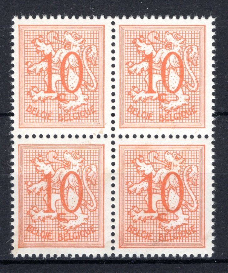 850 MNH 1951 - Cijfer op Heraldieke Leeuw (4 stuks), Verzenden, Postfris, Postfris