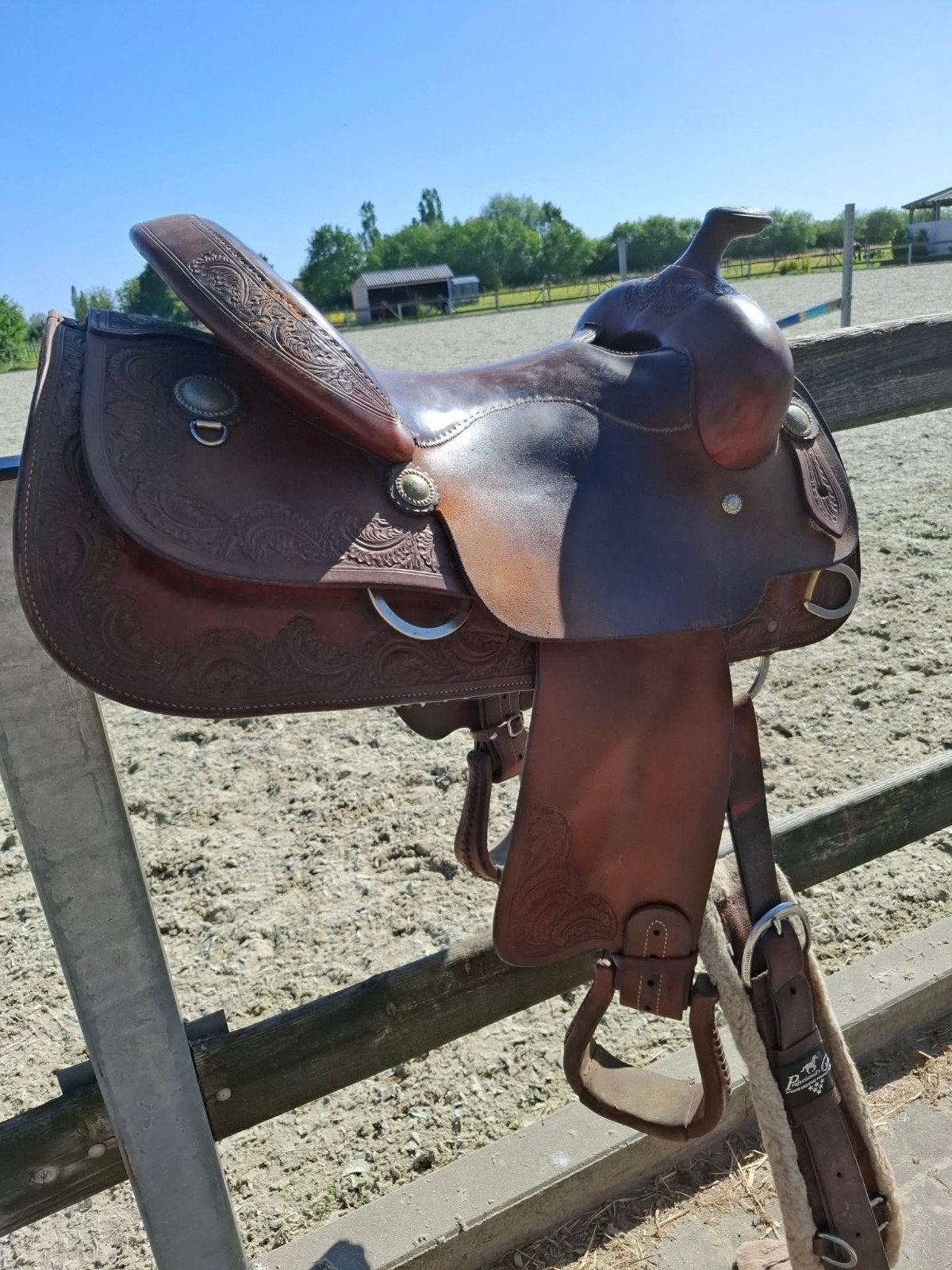 Bob's custom saddle westernzadel, Enlèvement, Utilisé, Autres disciplines