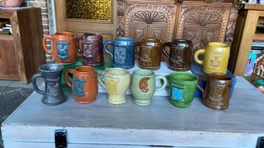 Bierpotten van de Macekliers Zottegem, Ophalen, Zo goed als nieuw