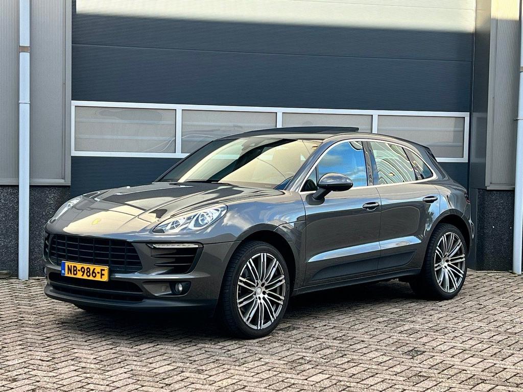Porsche Macan 2.0 bj.2017 NL auto|Pano|Camera|Nap., Auto's, Porsche, Beige, SUV of Terreinwagen, Start-stop-systeem, 167 g/km