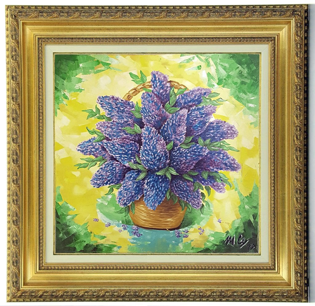 Le Lilas - Acrylverf, Ophalen, Acrylverf