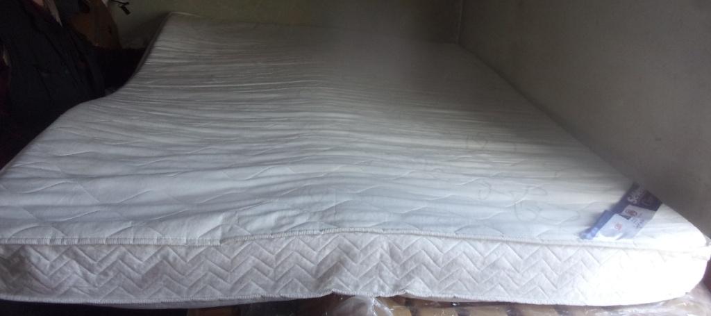 Matelas 190-140 Sélénia respirant, Enlèvement, Deux personnes, Bois