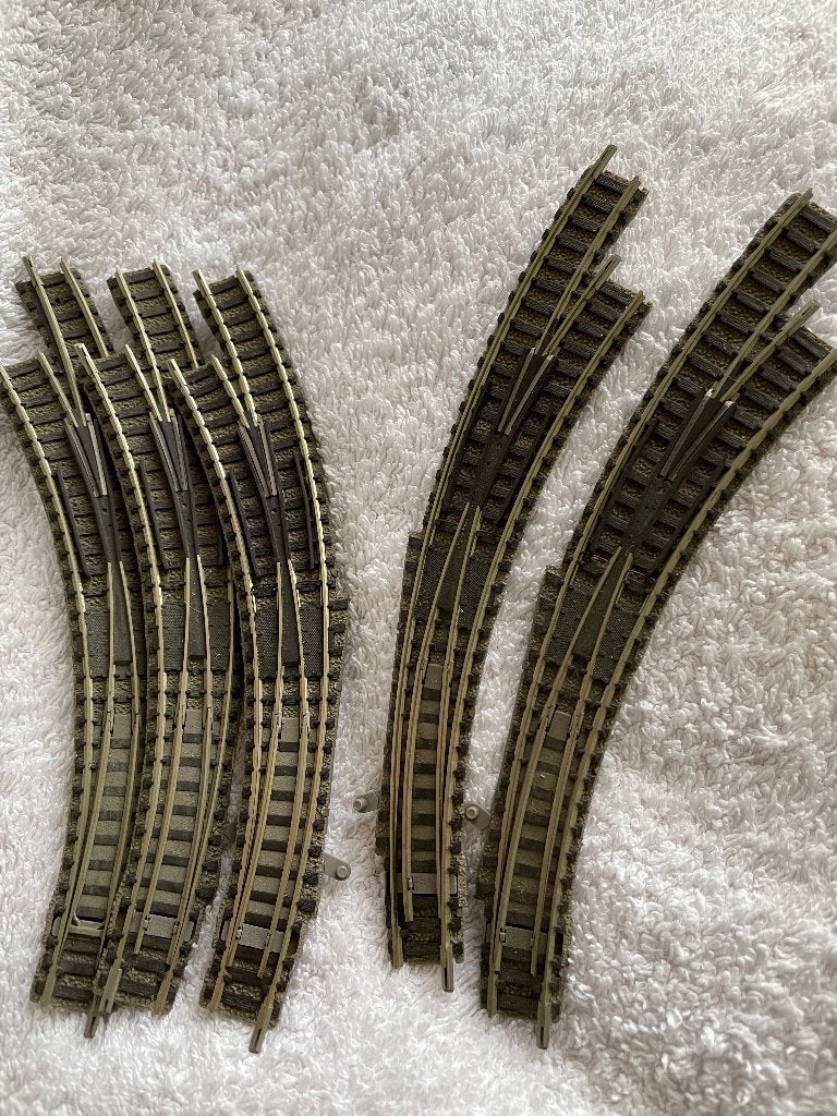 Modeltrein sporen treinsporen rails 9142 - 4 stuks, Hobby & Loisirs créatifs, Envoi, Comme neuf, Rails, Fleischmann