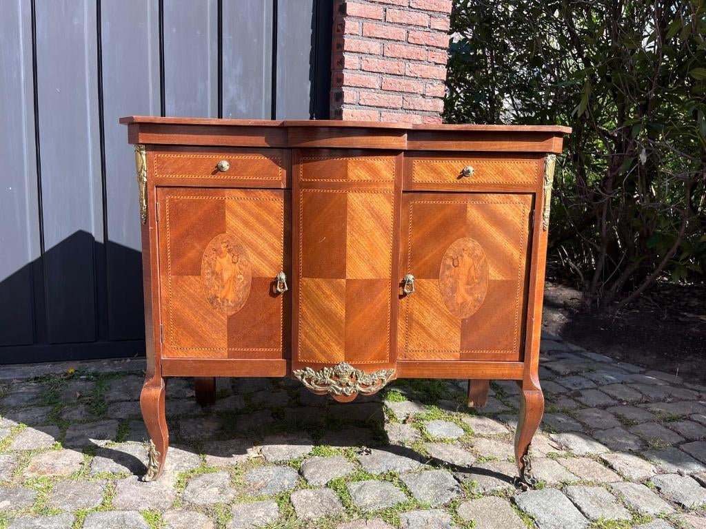 Platenspelerkast met klep, Antiek en Kunst, Ophalen