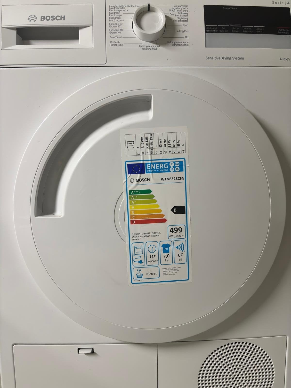 Sécheuse à condensation Bosch série 4 7 kg (WTN8328CFG) - En, Electroménager, Enlèvement, Neuf