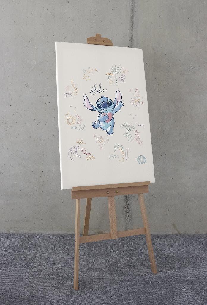 Stitch Canvas - 60x90 cm - Disney, Enlèvement ou Envoi, Neuf, Décoration murale