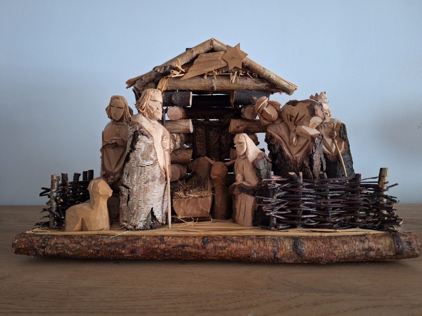 Set de crèche en bois, Enlèvement