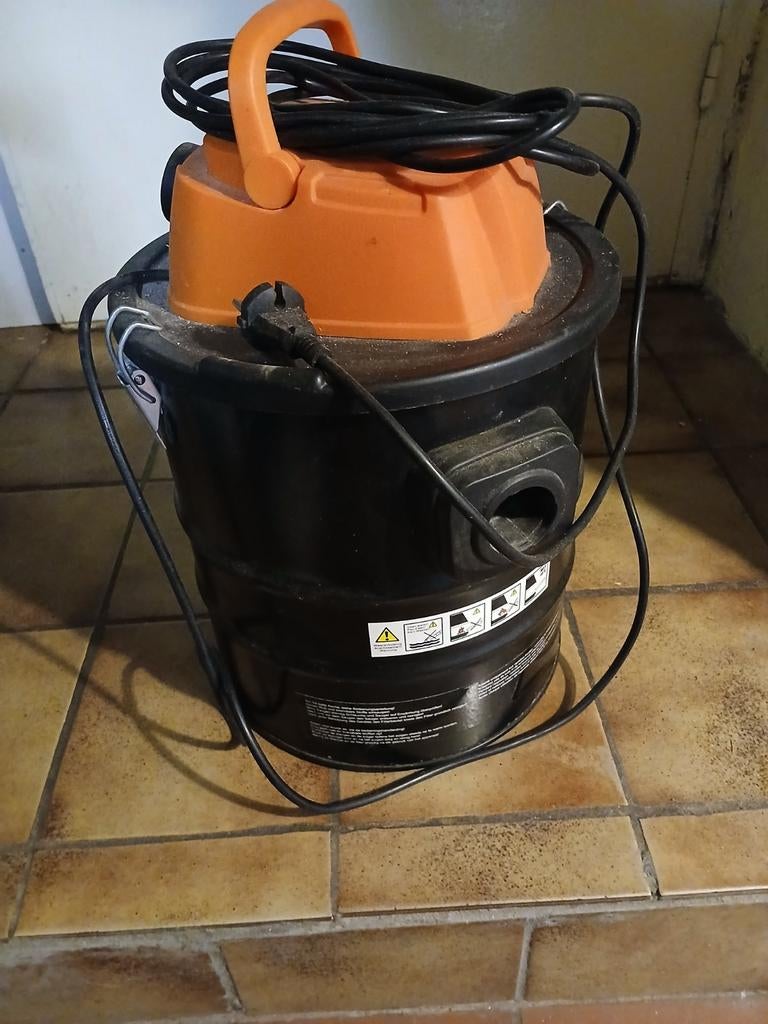 Aspirateur pour  cendre, Ophalen