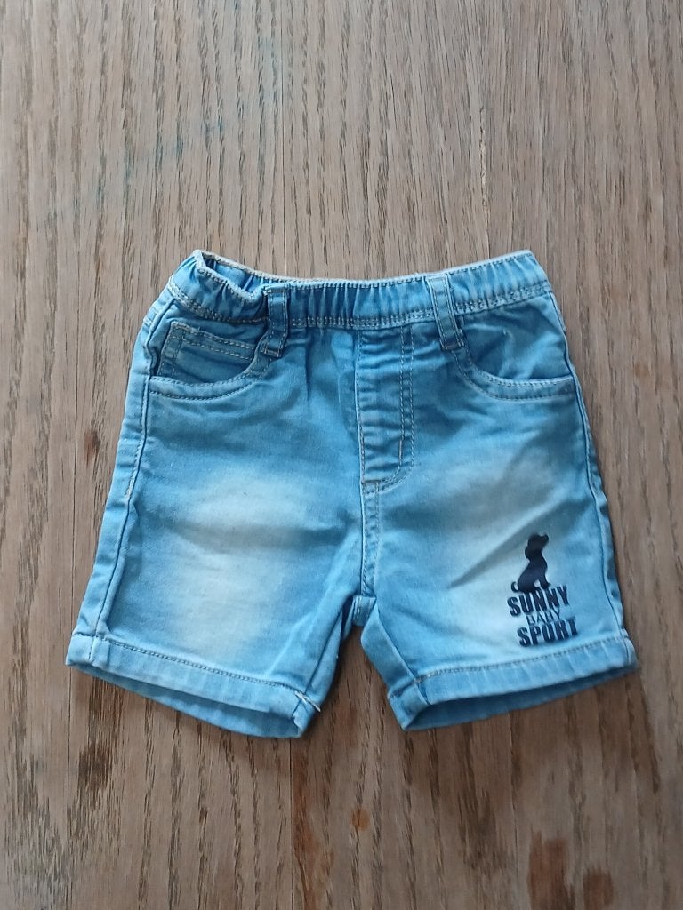 Knot So Bad Jeansshort / Spijkerbroek Maat 86 - Blauw, Gebruikt, Broekje, Knot so bad, Ophalen of Verzenden