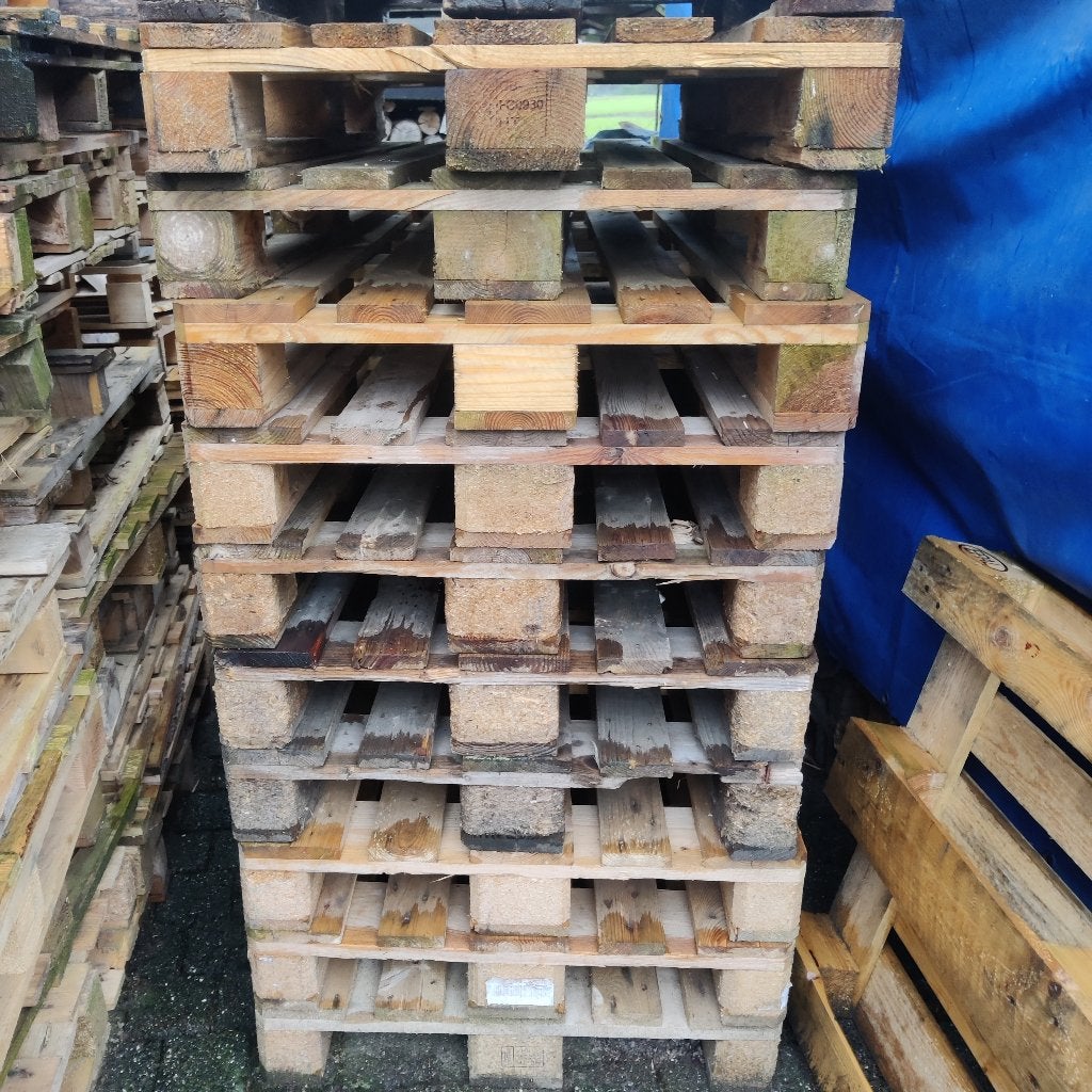 8 euro pallets, Ophalen, Gebruikt, 50 mm of meer, Minder dan 200 cm