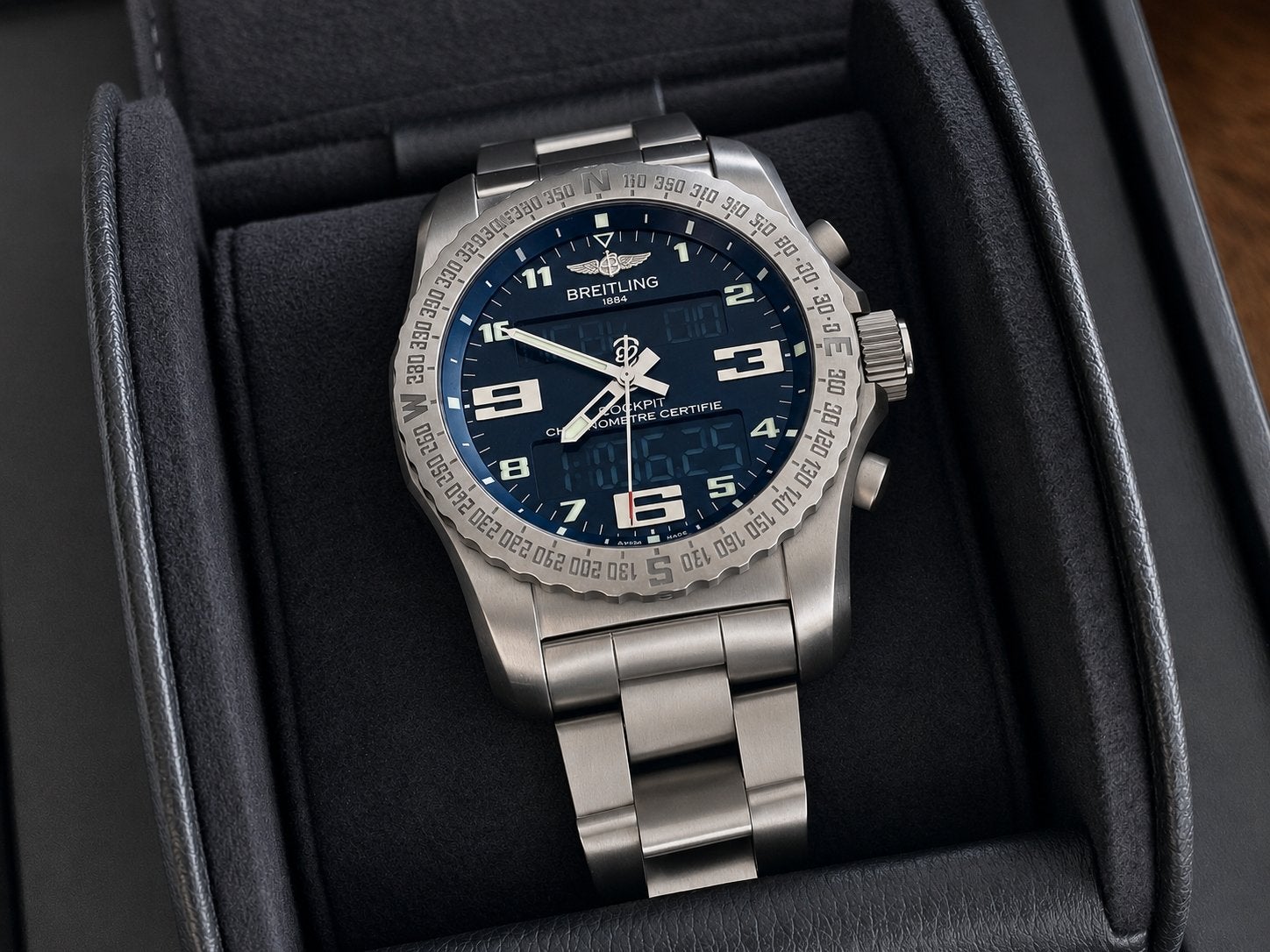 Breitling - Cockpit B50 Professional - EB5010 - FULL SET!!, Ophalen, Overige materialen, Breitling, Polshorloge