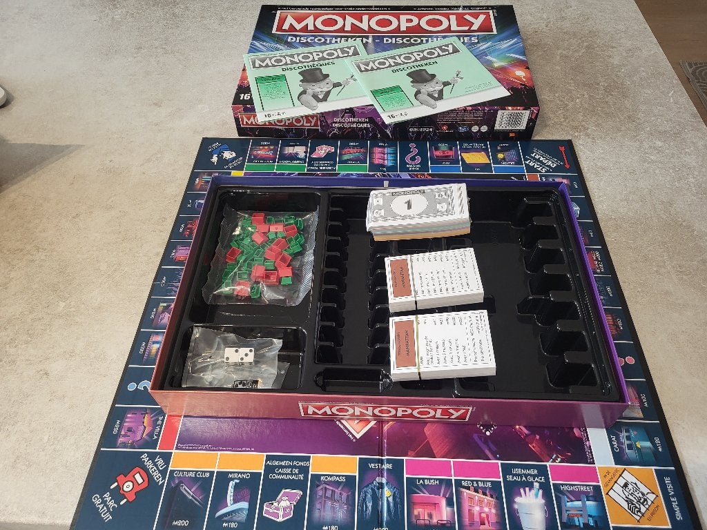 MONOPOLY SPEL DISCOTHEKEN nederlands/frans, Ophalen, Nieuw