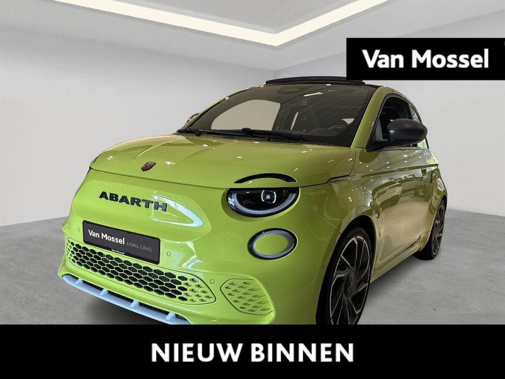 Fiat 500 C 42 kWh, Auto's, Fiat, 4 zetels, Stof, Cabriolet, Automatische klimaatregeling