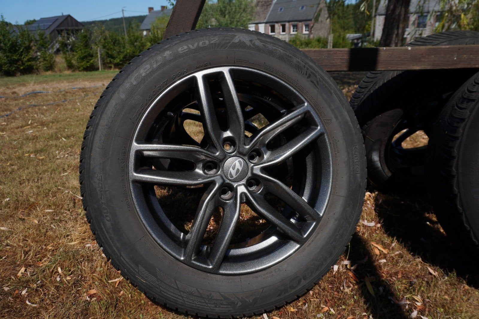 4 jantes de 17" hyundai Tucson, Enlèvement, 17 pouces, Pneu(s)